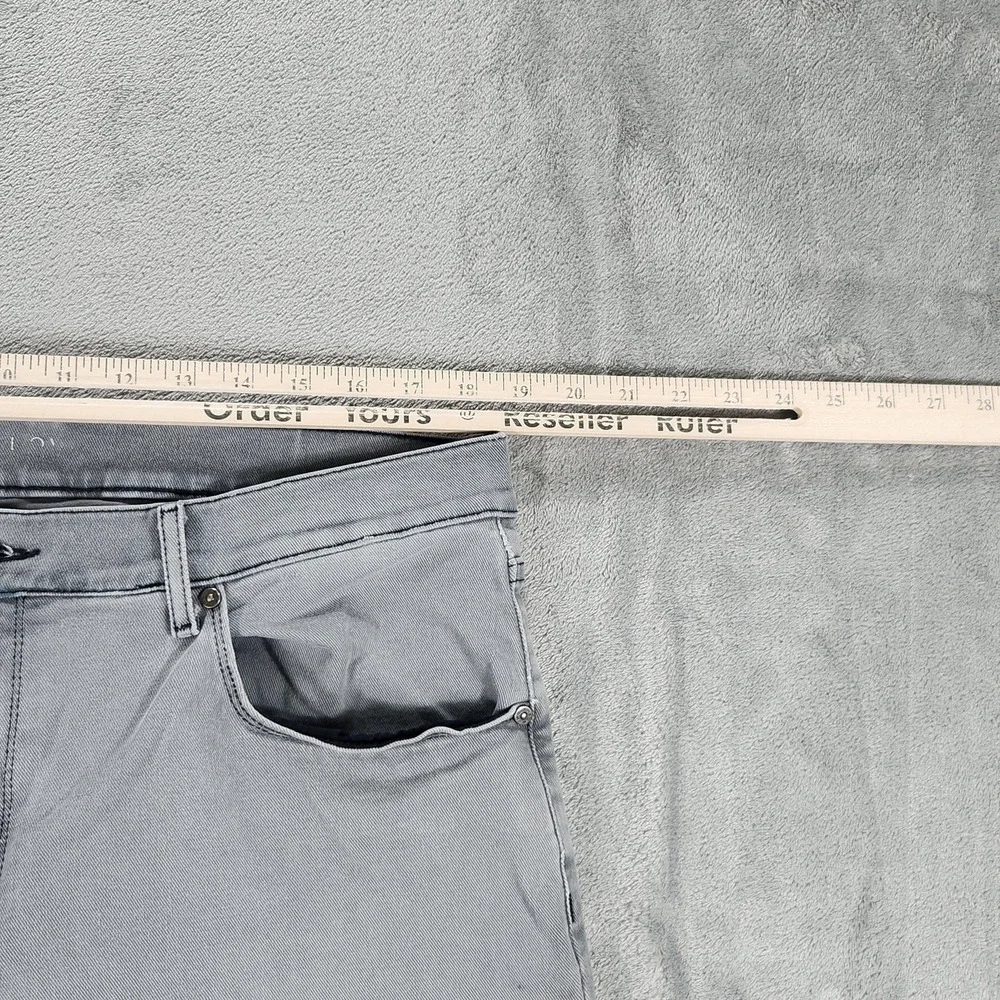 Mott &‎ Bow Jeans Mens 38x32 Stone Gray Straight Leg Stretch Denim Casual